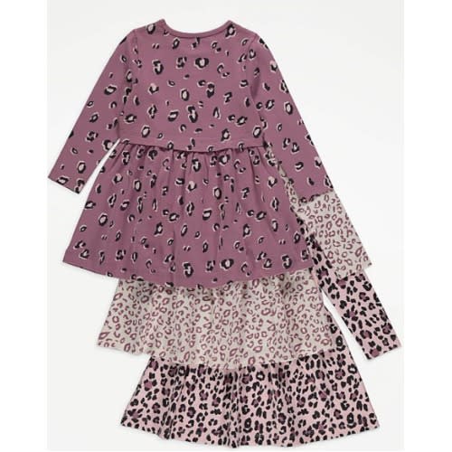 3 In 1 Skin Print Dress - Pink