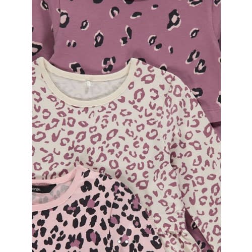 3 In 1 Skin Print Dress - Pink