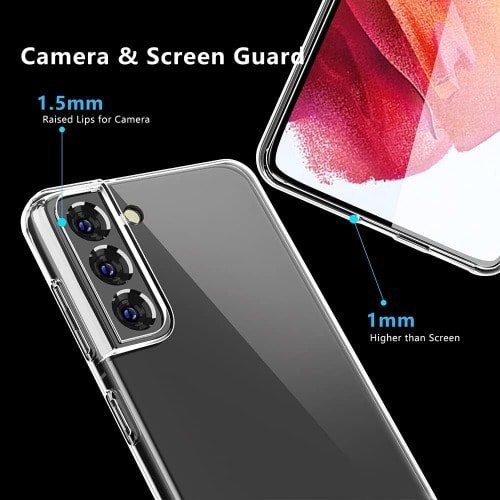Crystal Transparent Back Case For Samsung Galaxy S22 Plus