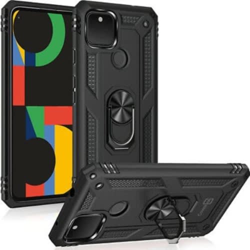 Shockproof Protective Back Cover For Google Pixel 5a 5g- Black