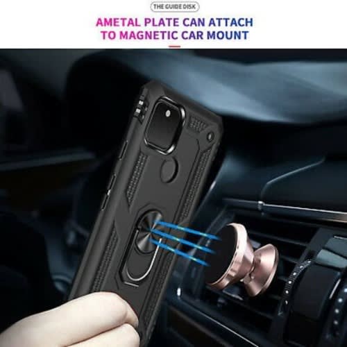 Shockproof Protective Back Cover For Google Pixel 5a 5g- Black