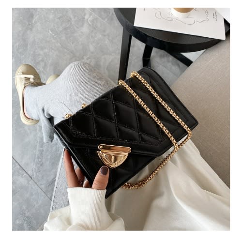Premium Quality  Ladies Crossbody Hand Bag- Black