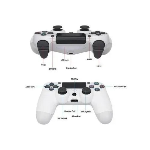 Sony Dualshock 4 Wireless Controller For Playstation 4 - White