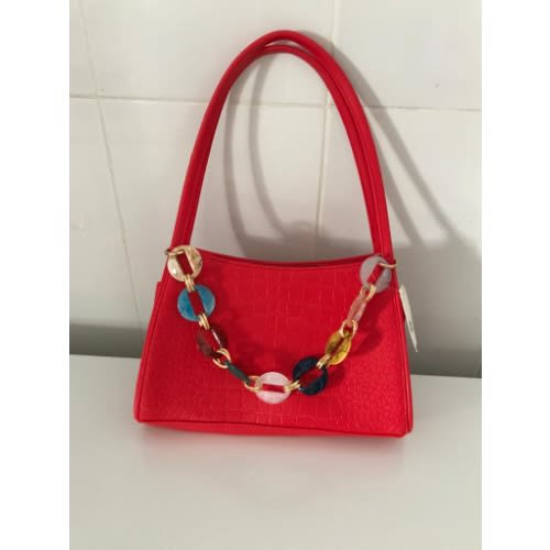 Ladies Mini Hand Bag - Red