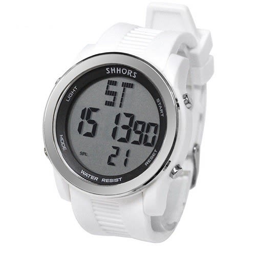 Shhors Water Resistence Watch - White