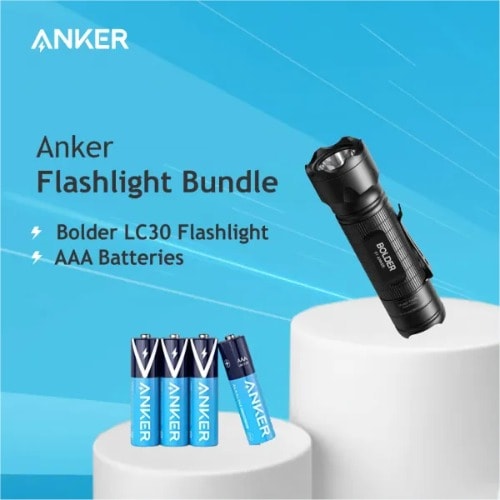 Anker Bolder Lc30 Flashlight With Aaa Batteries