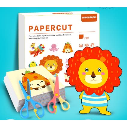 Kids Paper Cutting And Diy Manual Materials Puzzle Origami - Kindergarten Educational  Sets