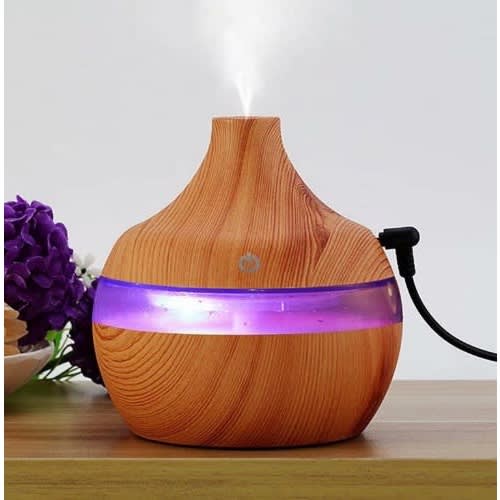 Electric Humidifier And Aroma Diffuser- Wood Design