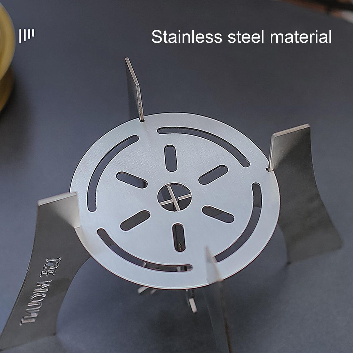 Four-legged Stove Stainless Steel Stove Bracket Silver