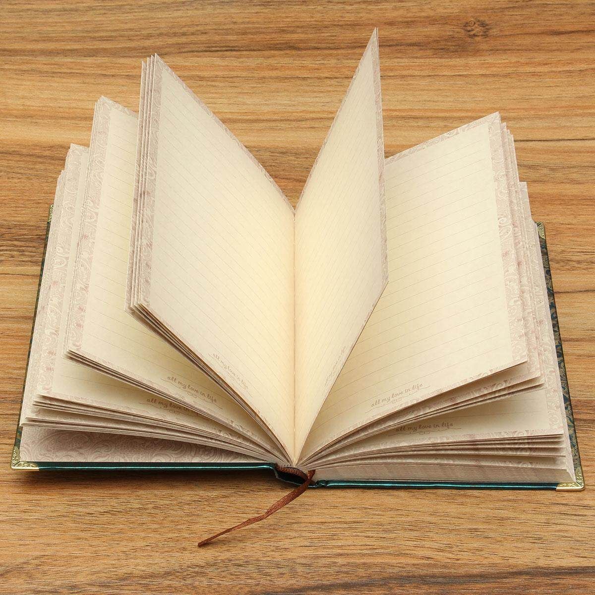 New Seattle Vintage Harcover Notebook Dairy Journal For Gift Four Covers One Sizes Green
