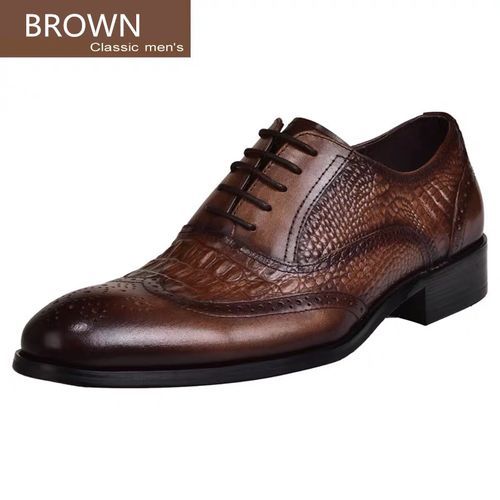 Men's Formal Business Styled Shoe - Brown Office Shoe
