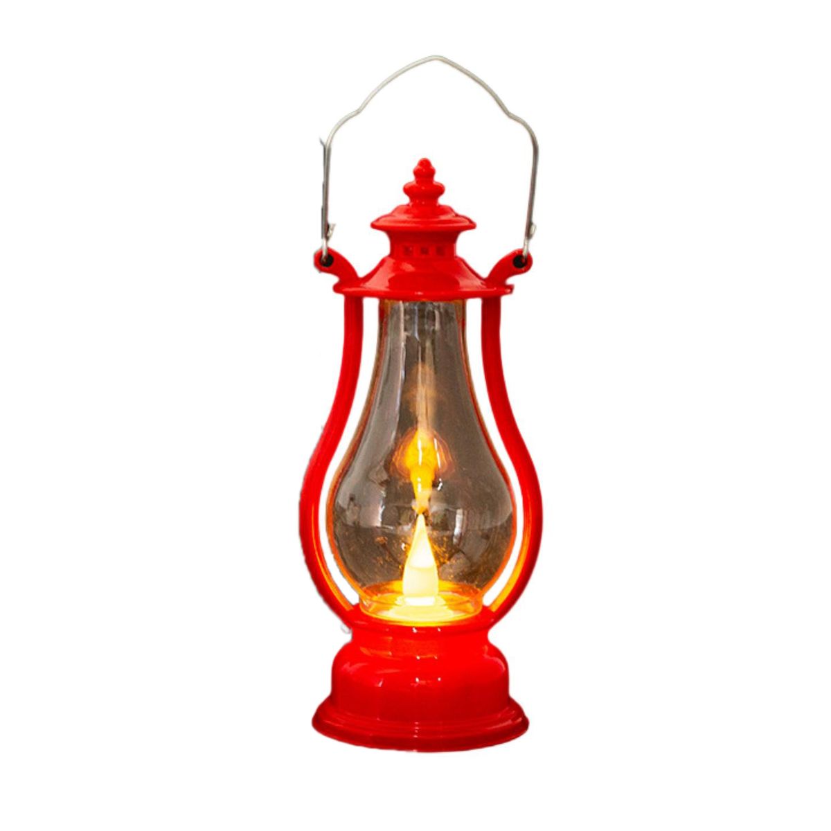 Desktop Lantern Hanging LED Lantern Lamp Red