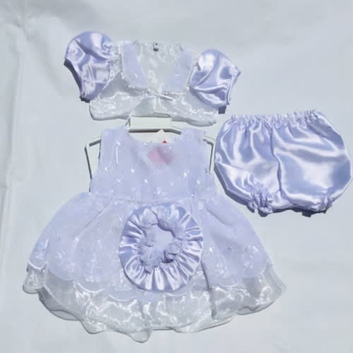 4 Pcs Christening Gown