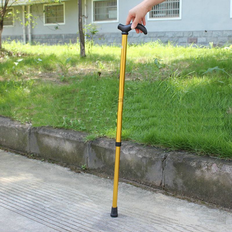 T-Handle Walking Stick Old Man Hiking Trekking Trail 6 Cane