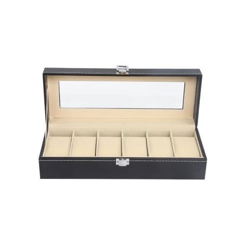 Leather Wrist Watch Display Case Storage Watch Box Packaging