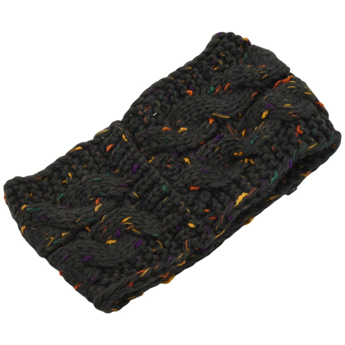 Dark Gray Yarn Color Spring Winter Ear Warmer Headband For