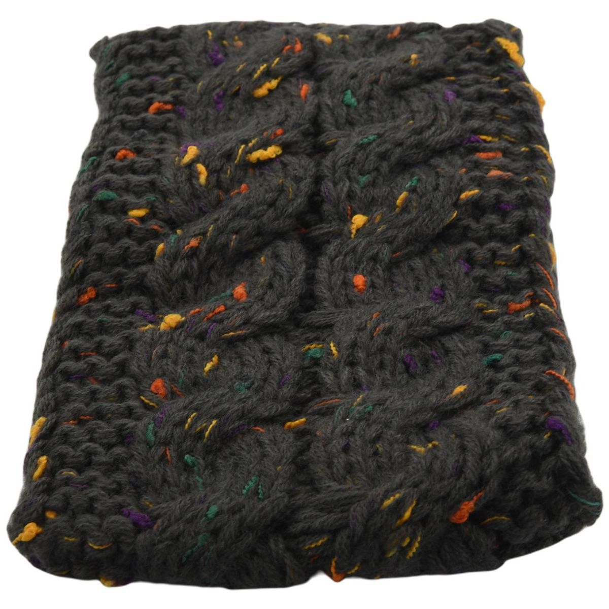 Dark Gray Yarn Color Spring Winter Ear Warmer Headband For