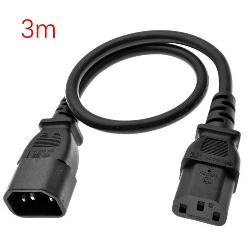 Power Cord, Iec320 C13-C14 Heat-Resistant