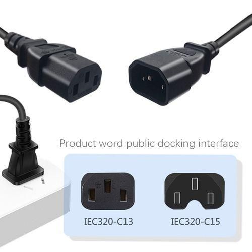 Power Cord, Iec320 C13-C14 Heat-Resistant