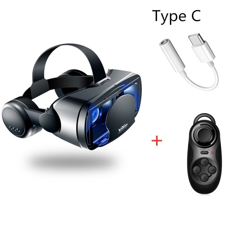 5~7inch VRG Pro 3D VR Glasses Virtual Reality Full Screen Visual Wide-Angle VR Glasses Box For 5 To 7 Inch Smartphone Eyeglasses