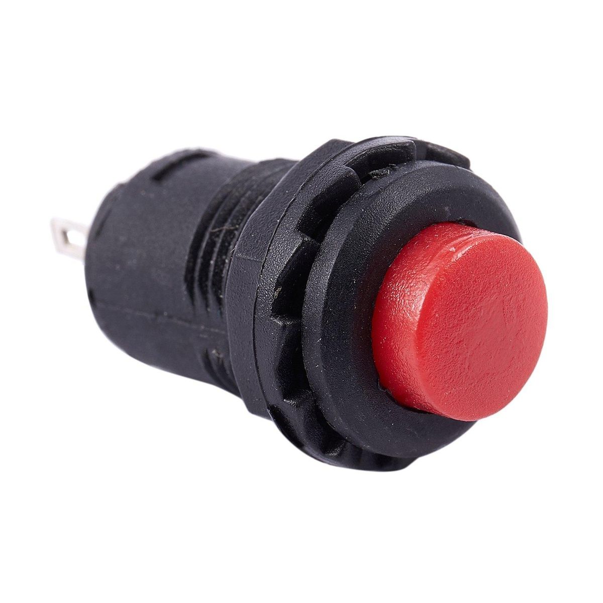 5 X 12mm Car Boat Latching Lock Push On / Off Button 125V 250V red