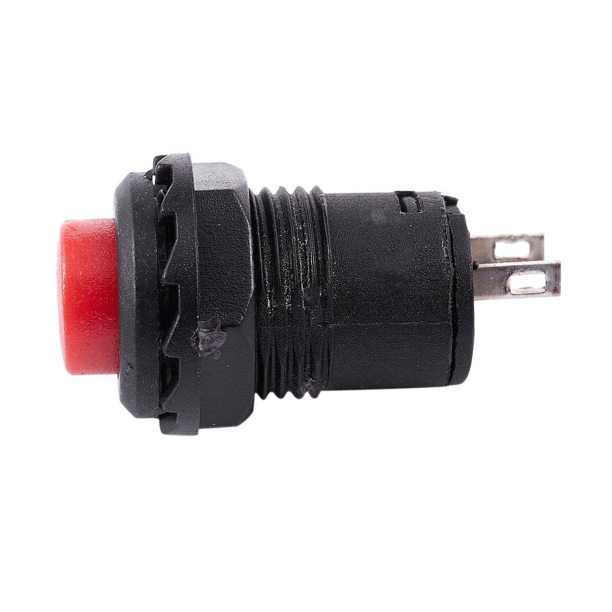 5 X 12mm Car Boat Latching Lock Push On / Off Button 125V 250V red