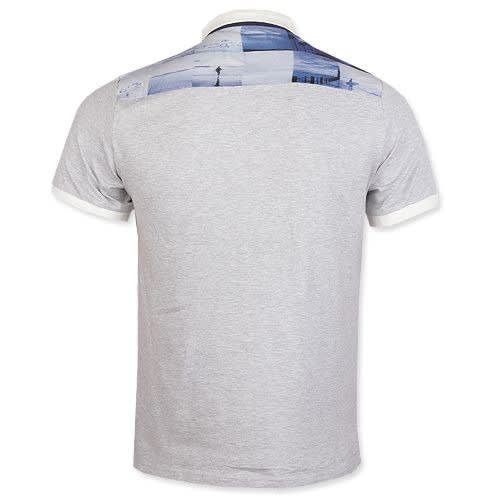 Multicolor Men's Double Panel Polo Shirt