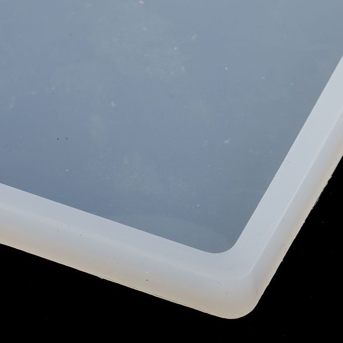 2x Square Shape DIY Silicone Mold For Resin Polymer Clay Making Crafts