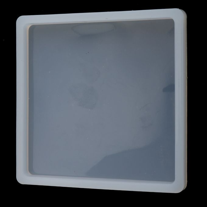 2x Square Shape DIY Silicone Mold For Resin Polymer Clay Making Crafts