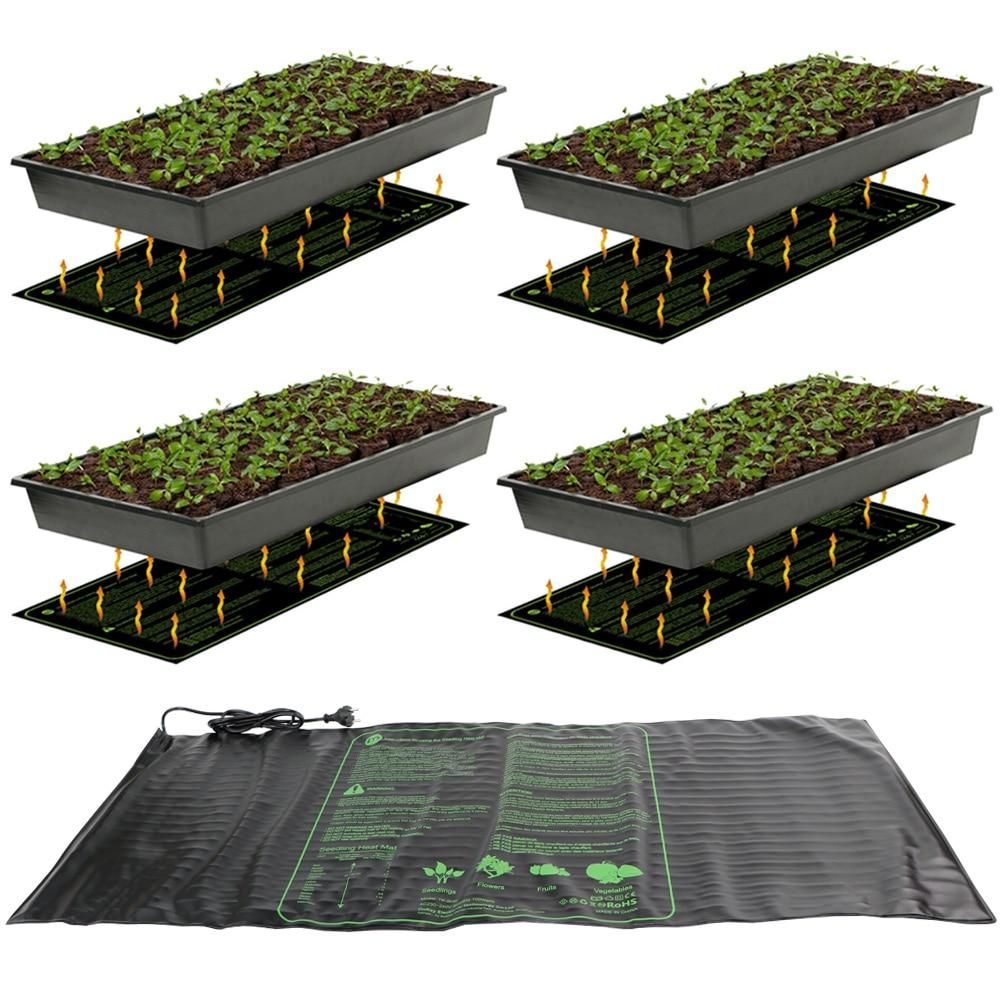 Seedling Heating Pad 3 Sizes Waterproof Seed Plant Germination Reproduction Cloning Starter Mat 100/ 45/17.5Watt Garden Supplies
