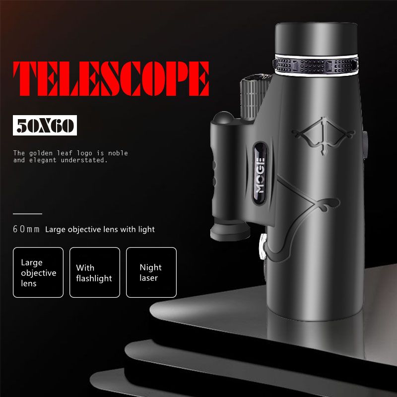Monoculars Powerful With 50x60 HD Professional Telescope
