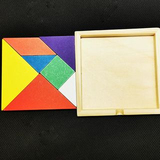 Wooden Toys Colorful Diy Jigsaw Puzzle Wisdom Puzzle