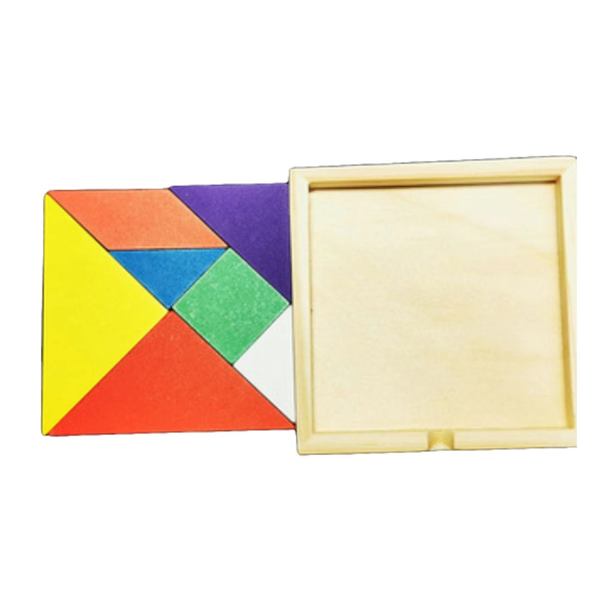 Wooden Toys Colorful Diy Jigsaw Puzzle Wisdom Puzzle