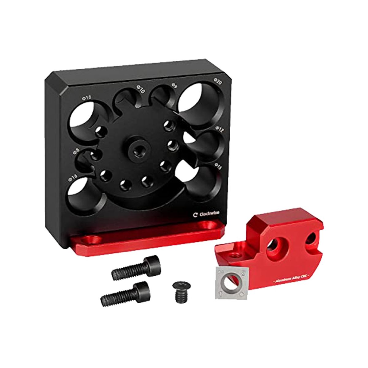 Electric Drill Carbide Inserts Dowel Maker High Speed Dowel Cutter Dowel Plate (Metric 8 Holes)