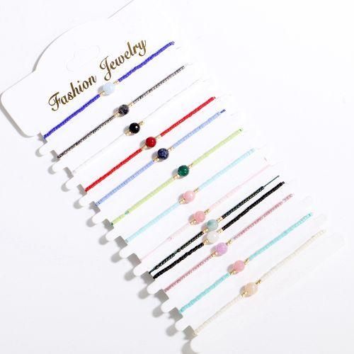 Handmade Small Bracelets Rice Beads Beaded Bracelet Natural