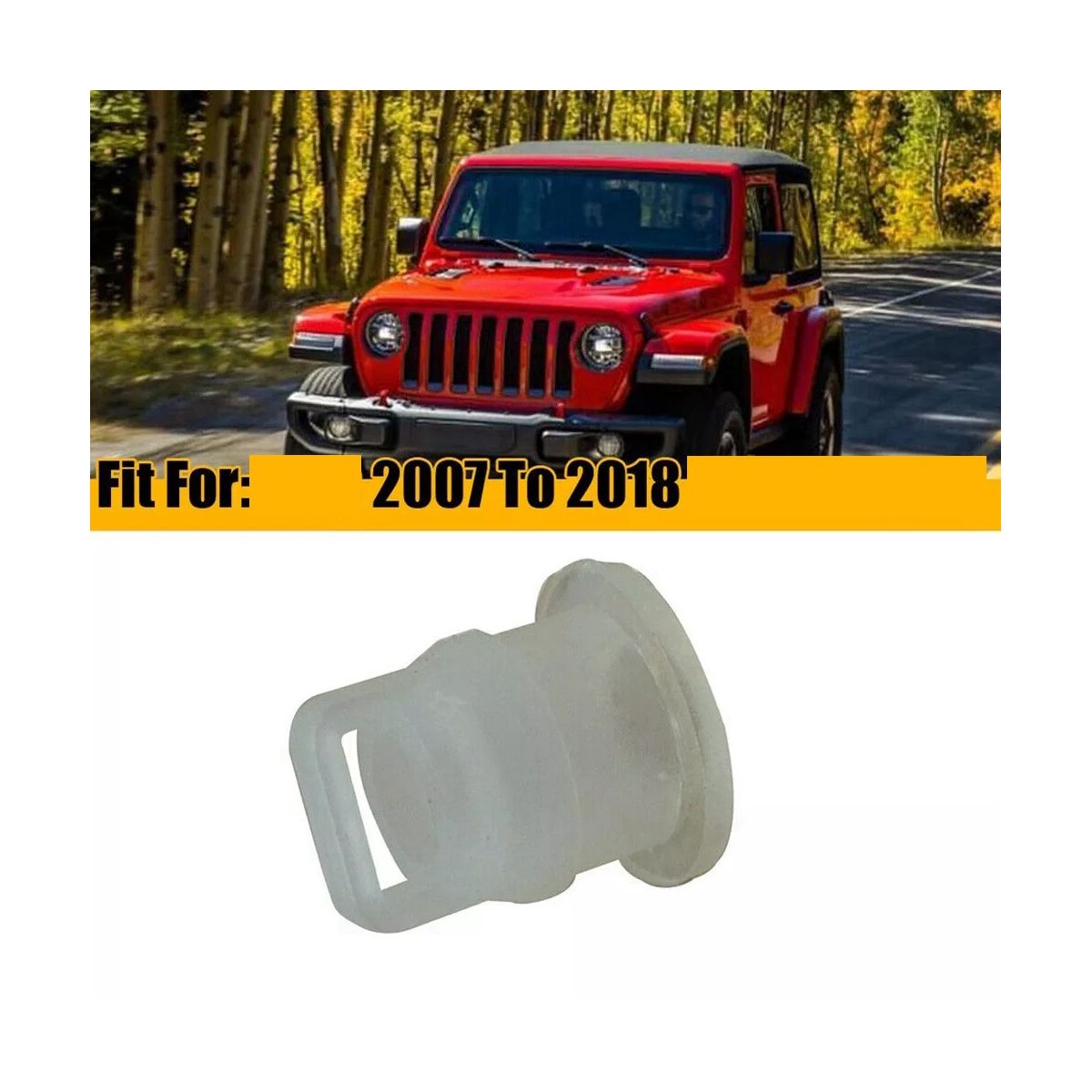 2Pcs Shift Cable Bushing, for Jeep Wrangler JK MK Models 68064273AB