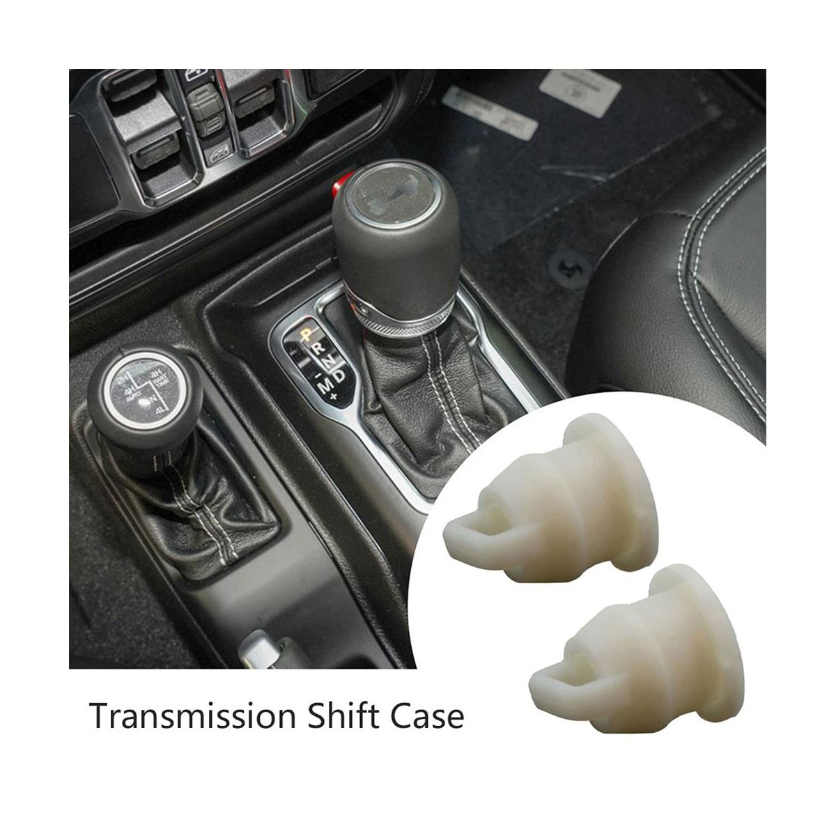 2Pcs Shift Cable Bushing, for Jeep Wrangler JK MK Models 68064273AB