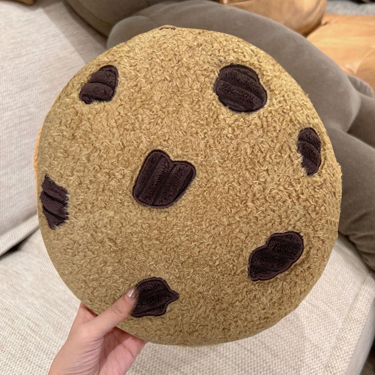 Cookie Plush Toy Stuffed Cookie Pillow Plush Sofa Cushion