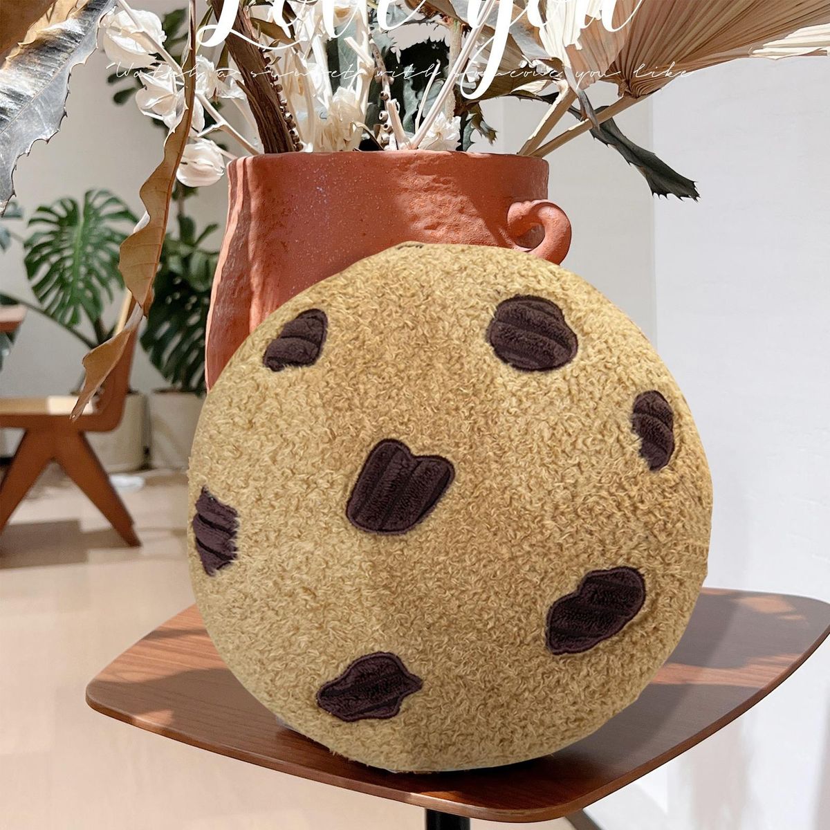 Cookie Plush Toy Stuffed Cookie Pillow Plush Sofa Cushion