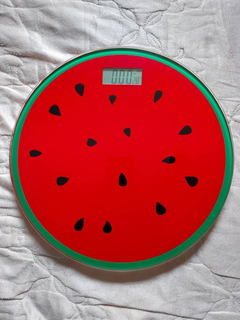 DIGITAL BODY SCALE - STEP ON TECHNOLOGY - WATERMELON DESIGN