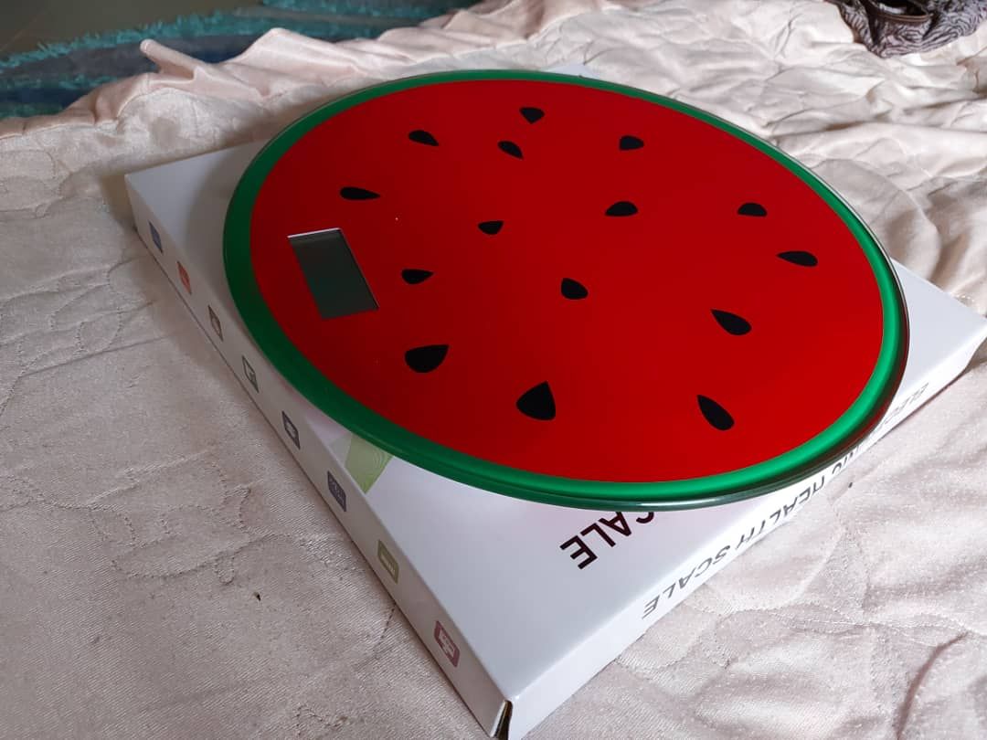 DIGITAL BODY SCALE - STEP ON TECHNOLOGY - WATERMELON DESIGN