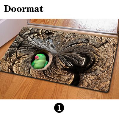 Floor Mats 400*600mm 3d Owl Animal Print House Doo