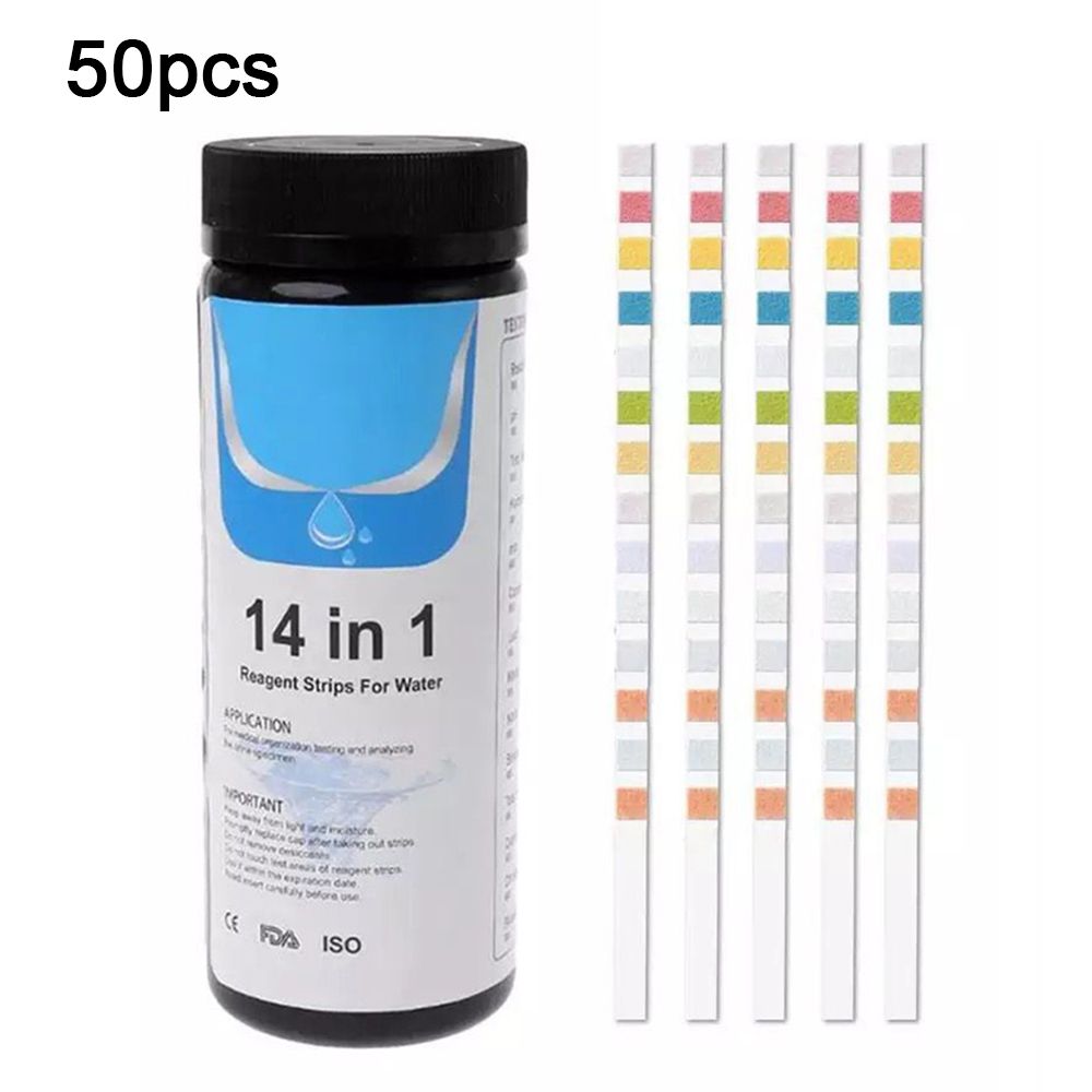 Water Test Tools Pool Drinking Water Quality Tester Strips PH Meter Testing Paper Hardness Iron Copper Lead Water Soilsting Kit