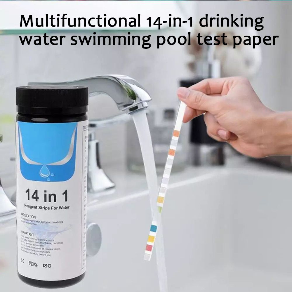 Water Test Tools Pool Drinking Water Quality Tester Strips PH Meter Testing Paper Hardness Iron Copper Lead Water Soilsting Kit