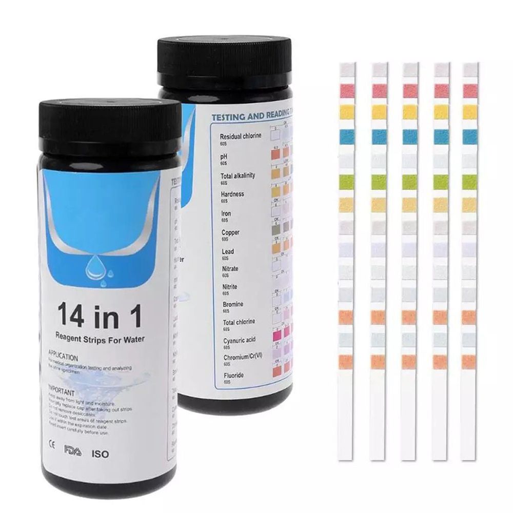 Water Test Tools Pool Drinking Water Quality Tester Strips PH Meter Testing Paper Hardness Iron Copper Lead Water Soilsting Kit
