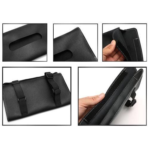 Car Tissue Box Towel Sets Car Sun Visor PU Leather Tissue