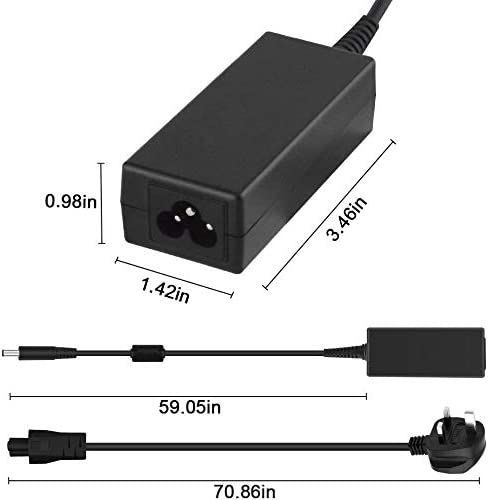 45W 19.5V 2.31A AC Adapter Laptop Charger For Dell Inspiron 11 13 14 15 17 3000 5000 7000 Series Inspiron 3147 3168 5378 5559 5567 5570 5759 5767 7348 7352 A45NM140 HK45NM140 Power Supply