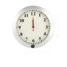 Universal Wall Clock With Hidden Camera