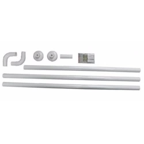 Curtain Rod -  90×90×90cm -White