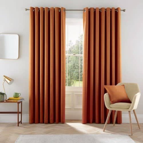 2 In 1 Plain Curtain
